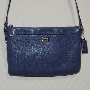 COACH Blue East West Swinger Crossbody Original Owner